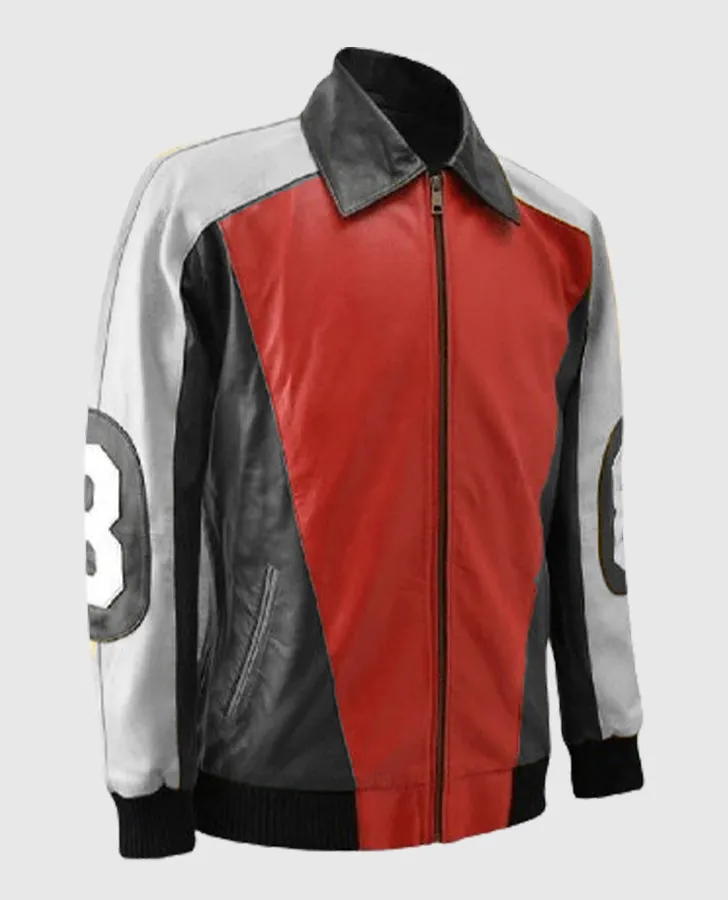 8 Ball Pool David Puddy Bomber Leather Jacket