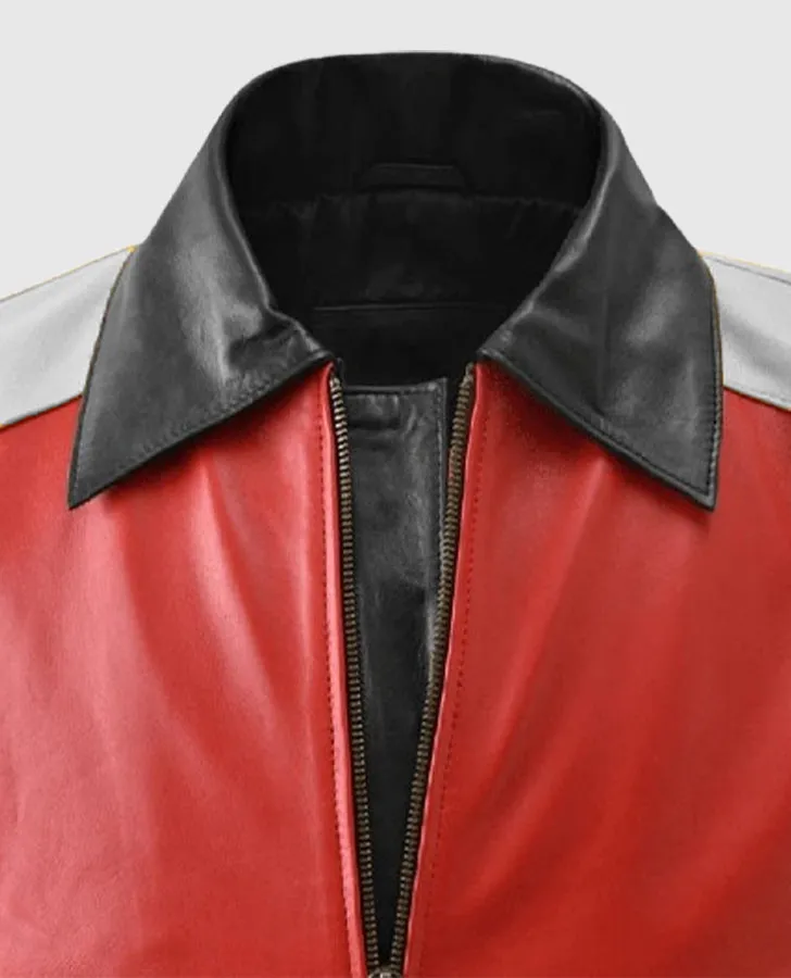 8 Ball Pool David Puddy Bomber Leather Jacket