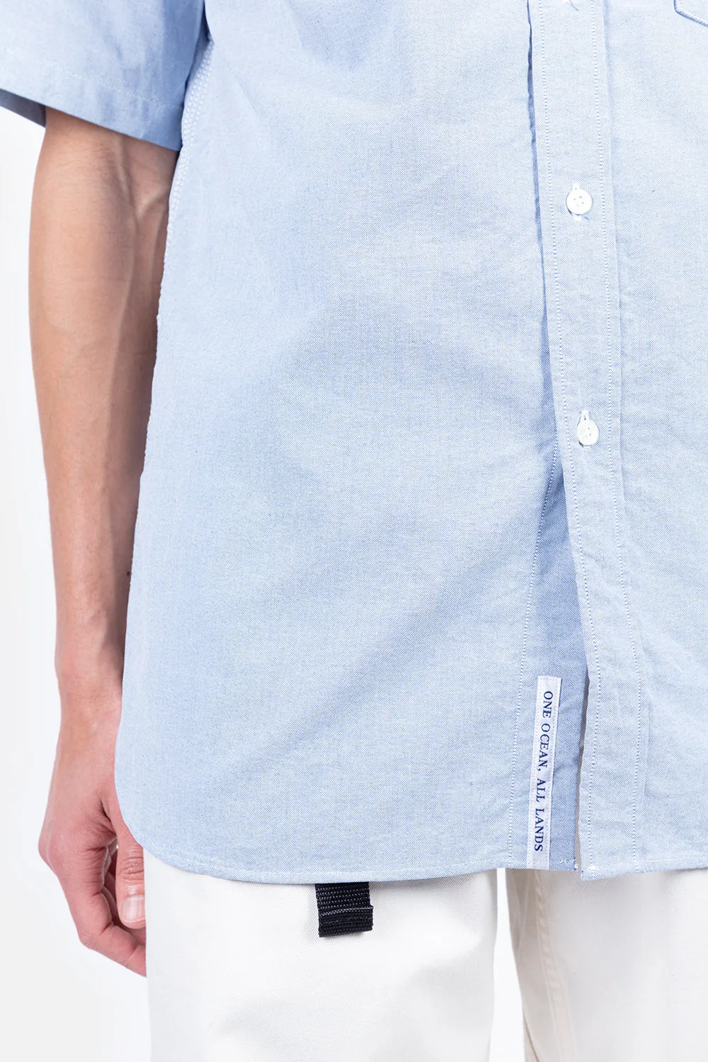 Button Down Wind Shirt - Blue