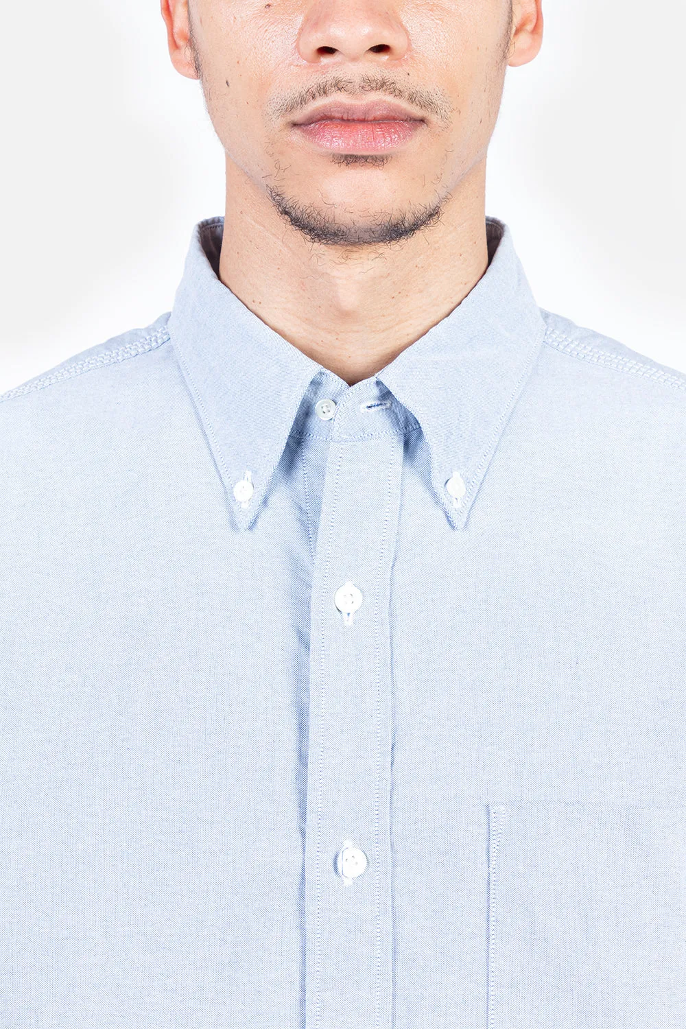 Button Down Wind Shirt - Blue