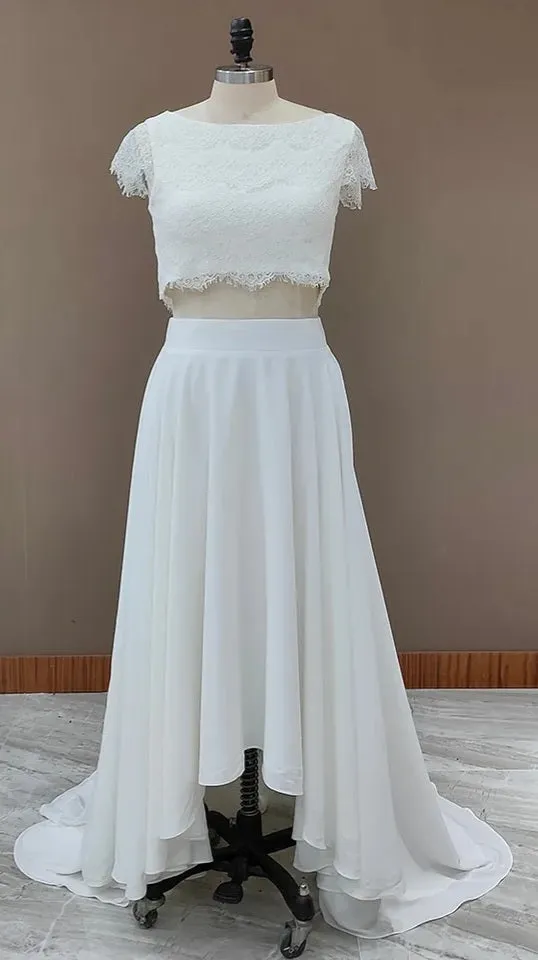 Chiffon High Low Wedding Skirt All Sizes/Colors