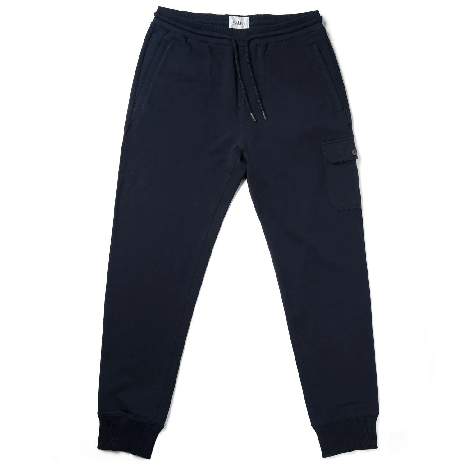 Constructor Joggers –  Dark Navy Cotton French Terry