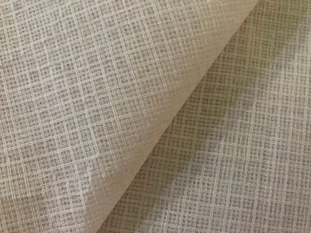 Cotton Organdy Micro Check stiff finish-4 mm x 4 mm size 44'' wide available in [GREEN 0.85 YARDS IVORY 1 YARD ONLY PEACH 1.40 YARDS MAJENTA BY THE YARD][15570-15573]