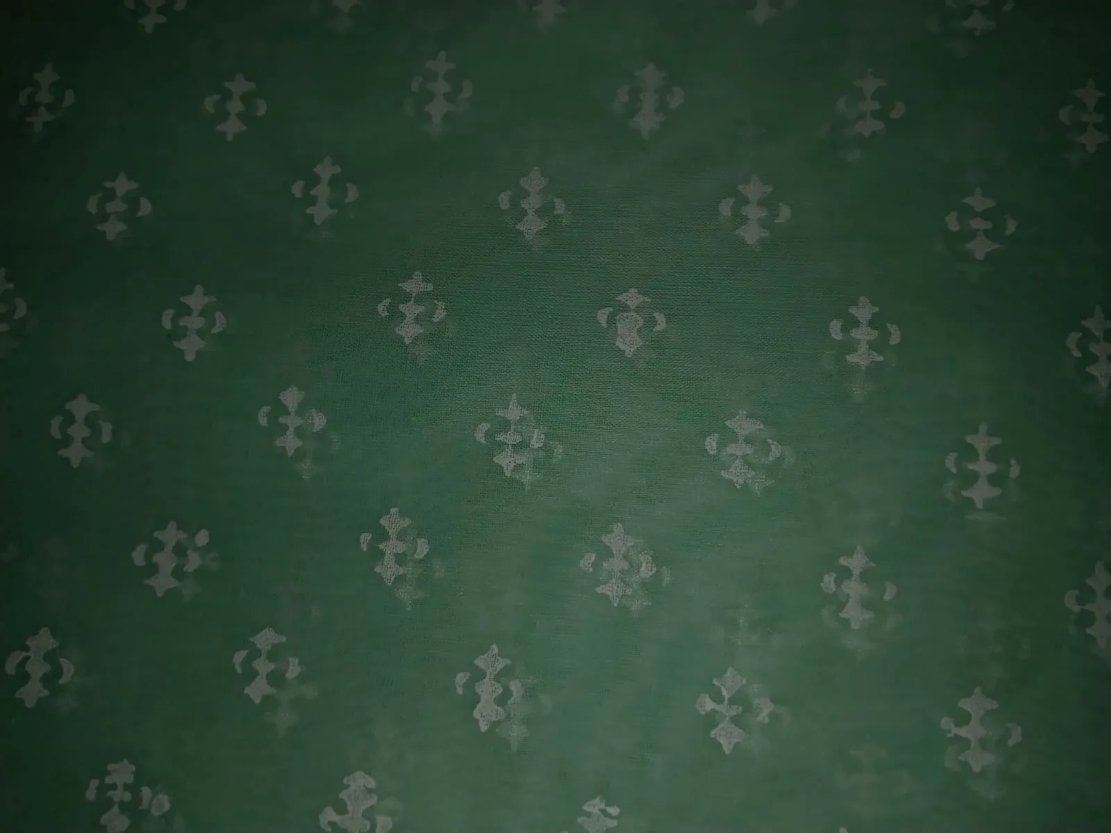 Cotton organdy printed 44 inches pastel mint green [15612/13] available in 4 prints [abstract, motif ,block print]