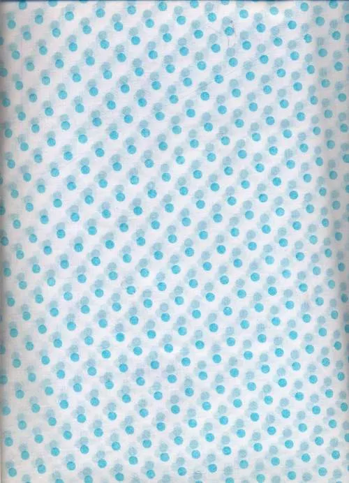 cotton organdy printed~6 new colours{dots} 44 inches