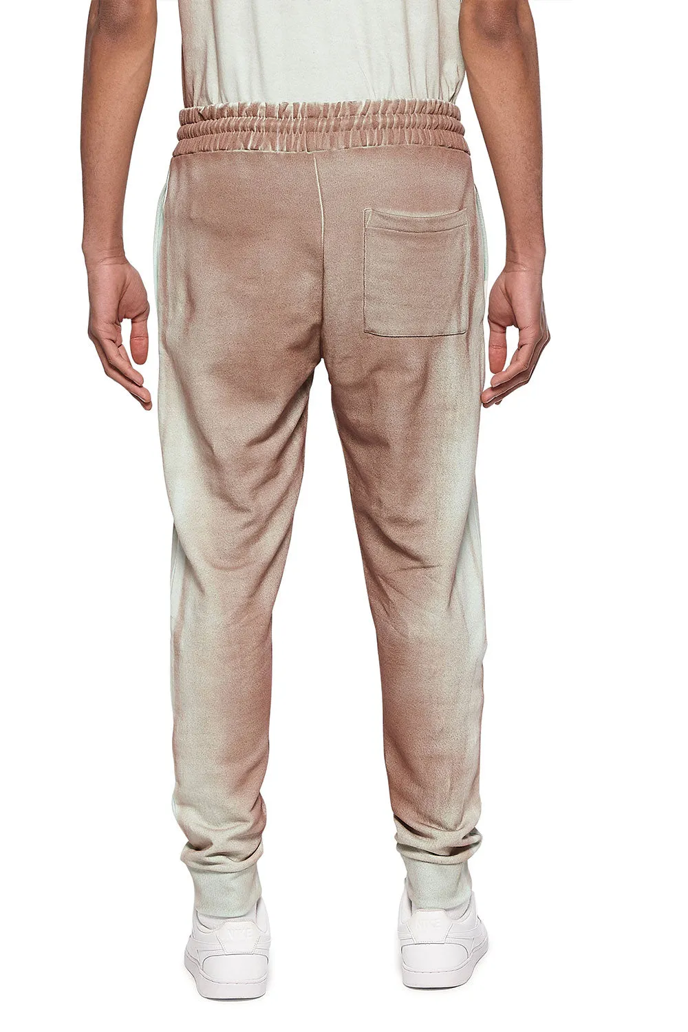 Eleven Paris Knit Spray Jogger Pant (DEEP TAUPE SPRAY)