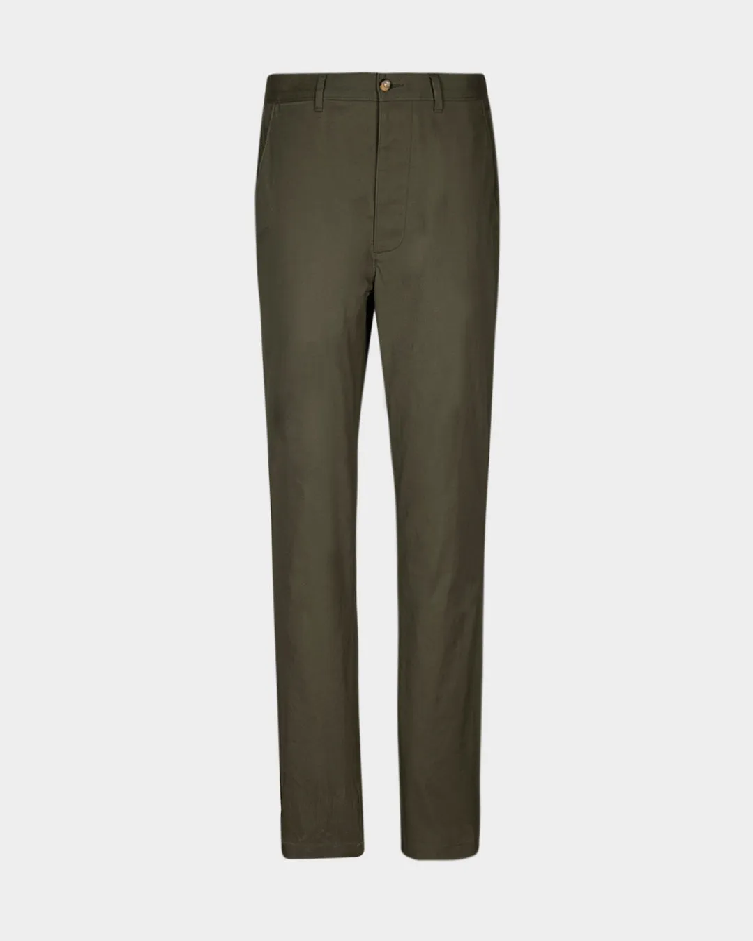 EZS Genoa Olive Green Chino