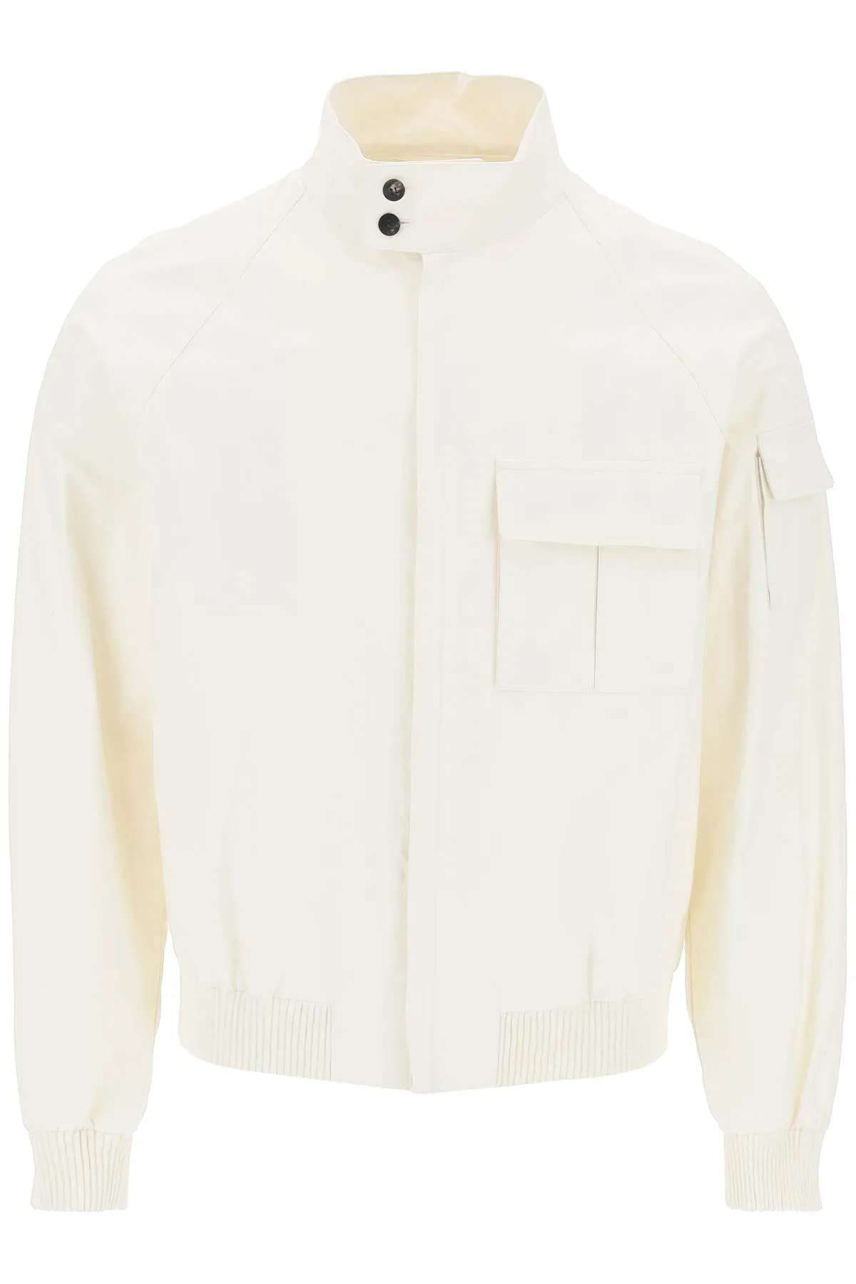 Ferragamo Linen Coated Blouson