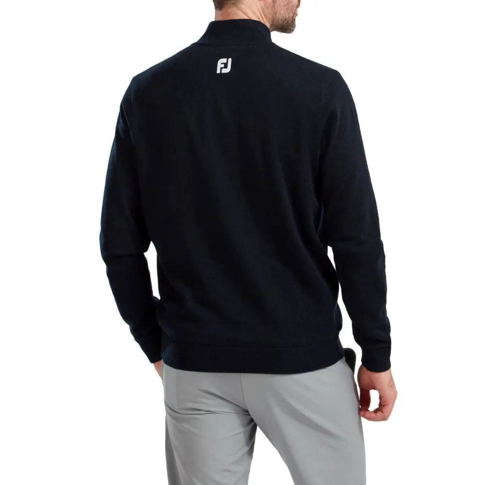 Footjoy Essentials Woolblend 1/2 Zip Mens Golf Midlayer Top 2024 - 90210