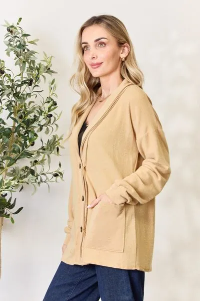 Heimish Button Up Long Sleeve Cardigan