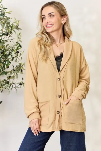 Heimish Button Up Long Sleeve Cardigan