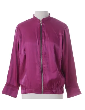 Label Magenta Blouse Bomber