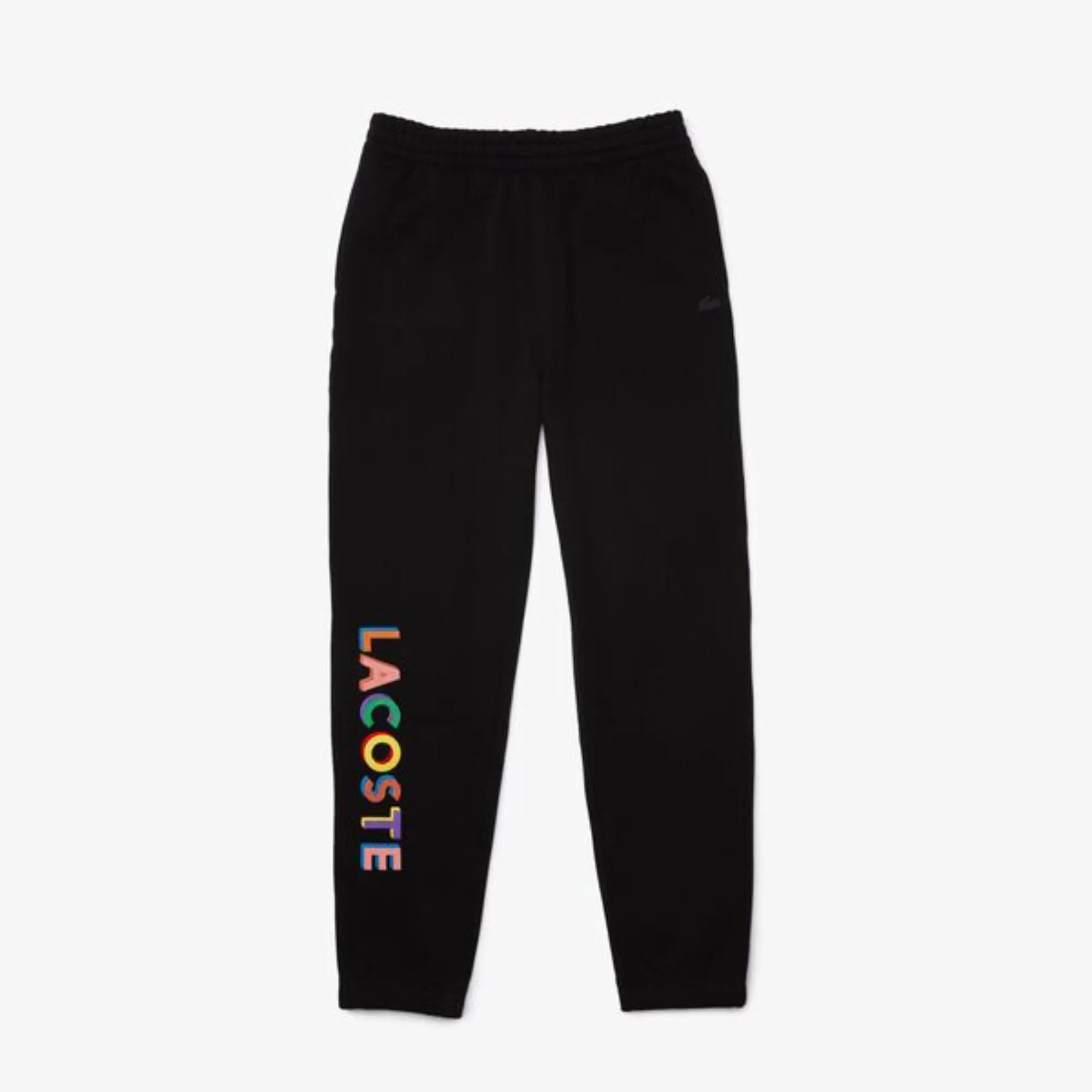 Lacoste Unisex Live Embroidered Fleece Jogging Pants - Black