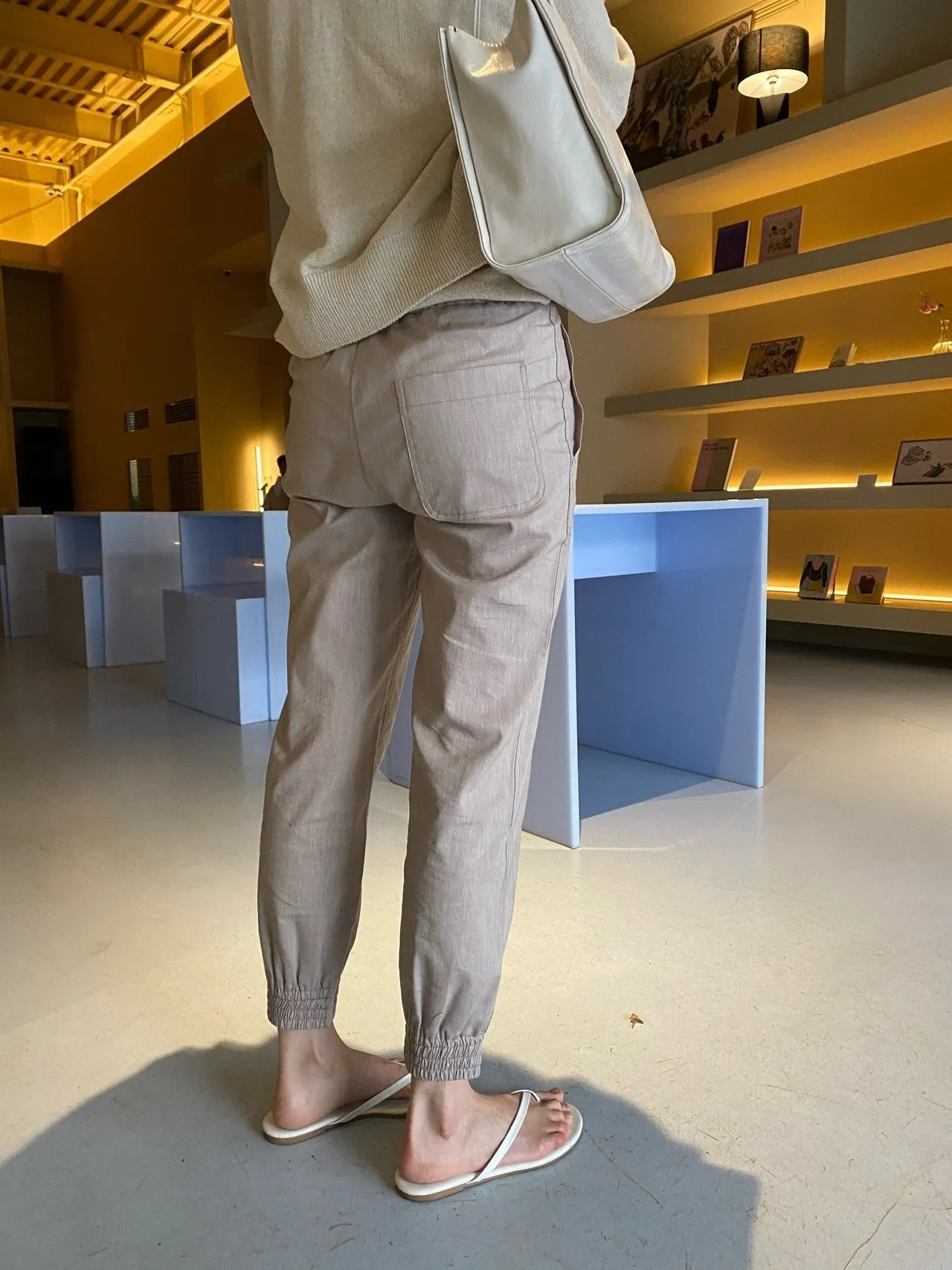 LINEN JOGGER PANTS