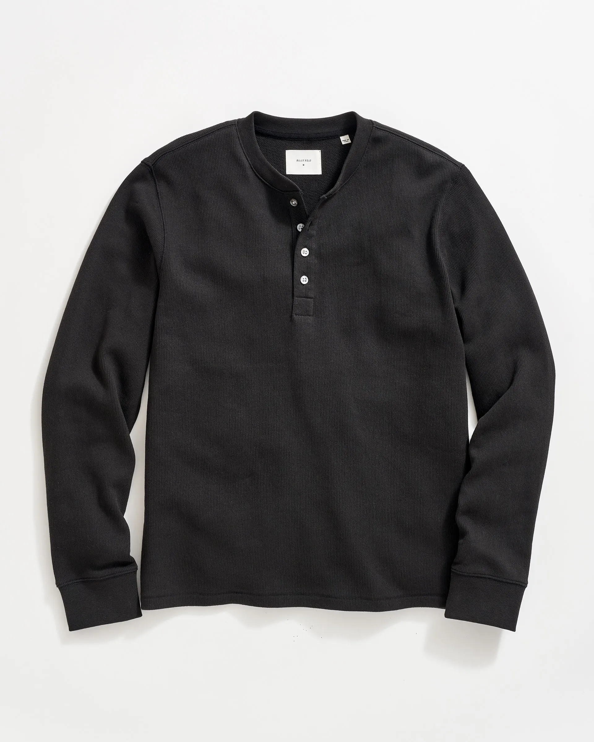 Long Sleeve French Terry Henley