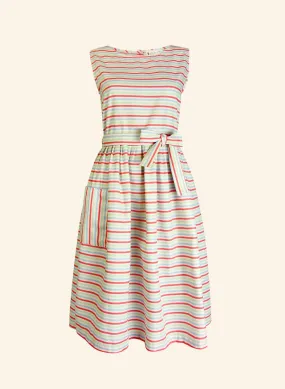 Mabel Dress - Seaside Multi Stripe