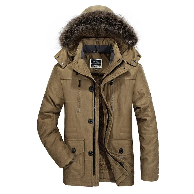 Men's Sherpa Lined Jacket All Weather Coats