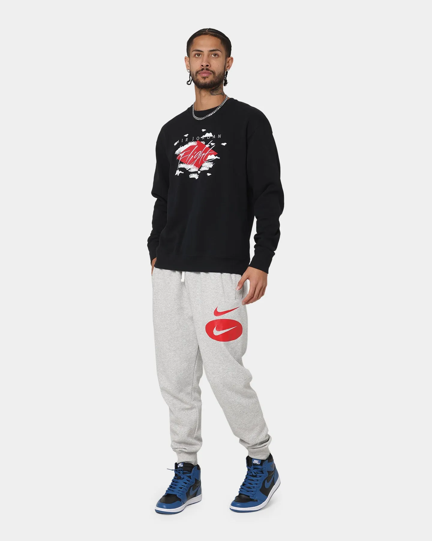 Nike Nike Sportswear Swoosh League Fleece Pants Grey Heather