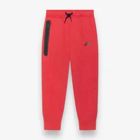 NIKE SPORTSWEAR TECH FLEECE PANTS LT UNIV RED HTR/BLACK FB8002-672