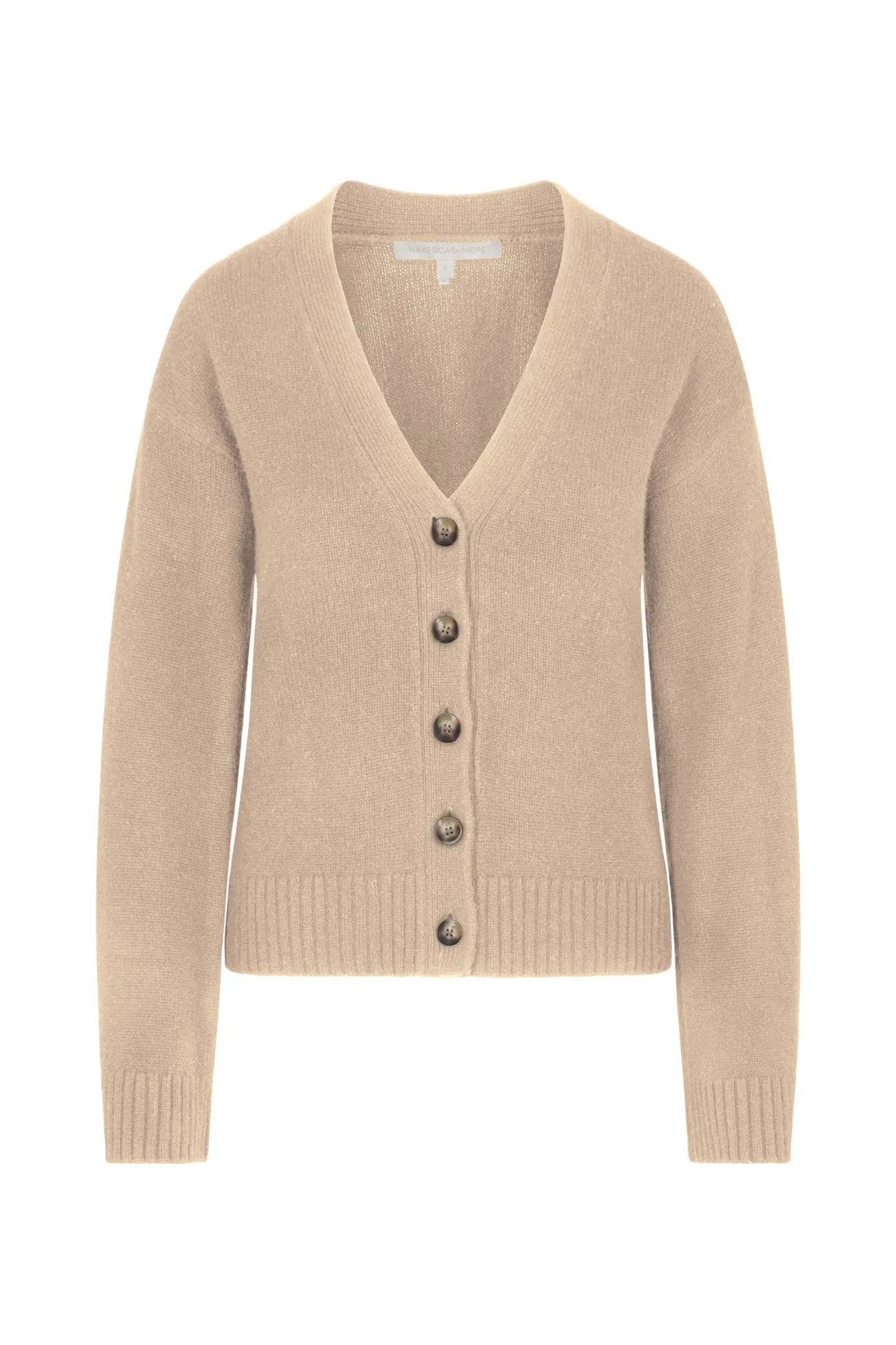 PHOEBE BUTTON-UP CASHMERE CARDIGAN