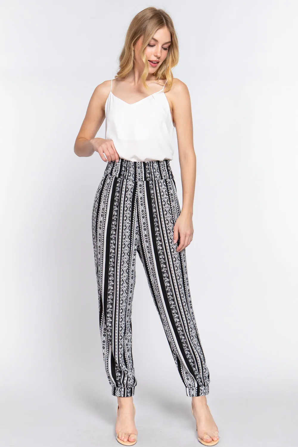 Printed Jogger Pants - 2 styles - Ships from The US