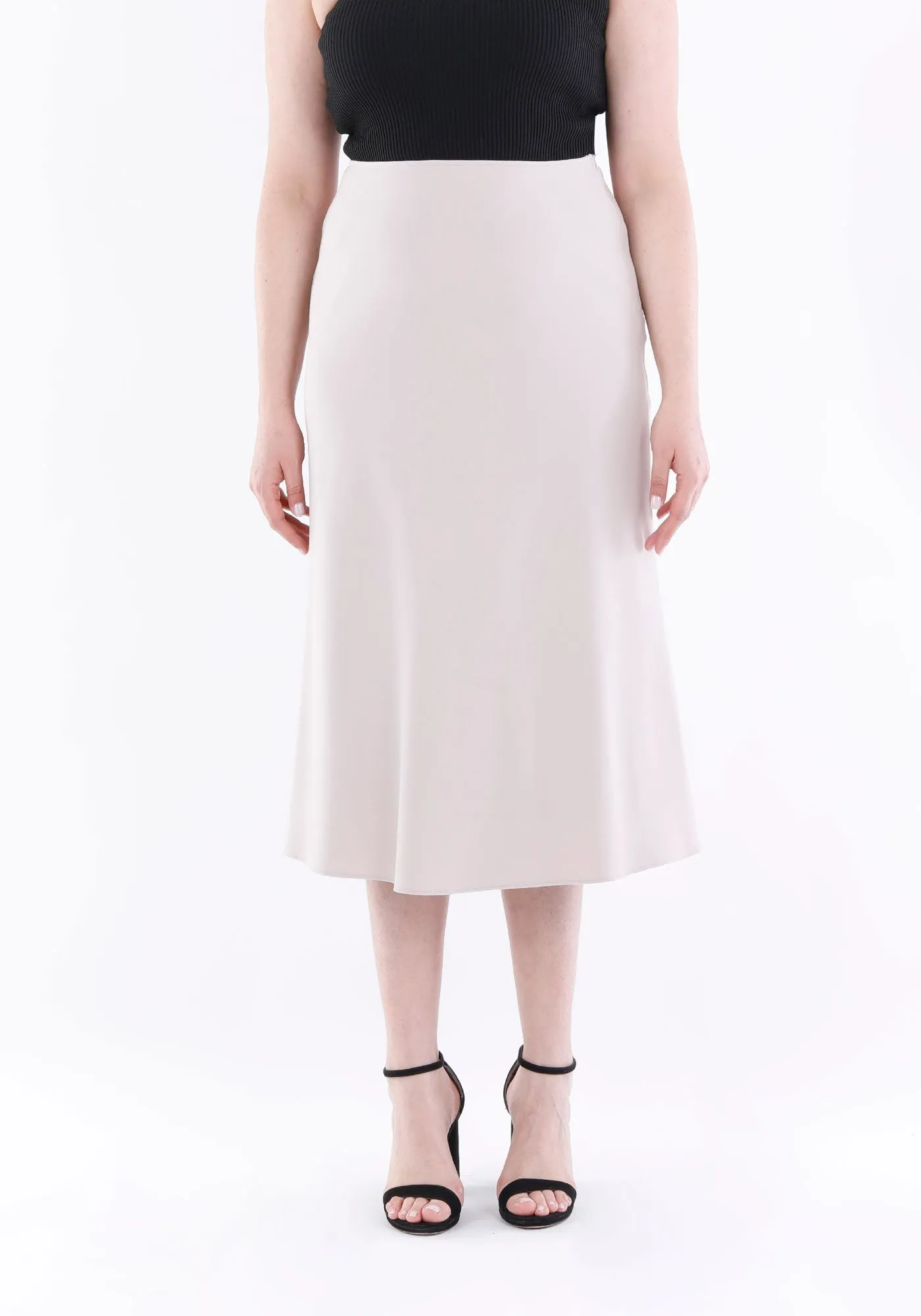 Stone A-Line Midi Skirts