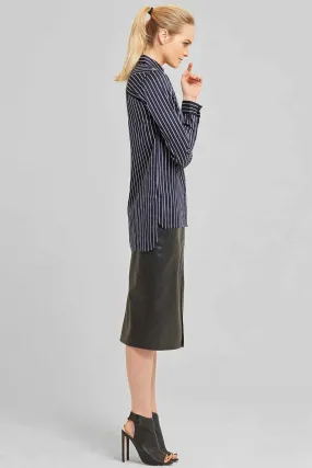 Striped Cotton-Silk Shirt