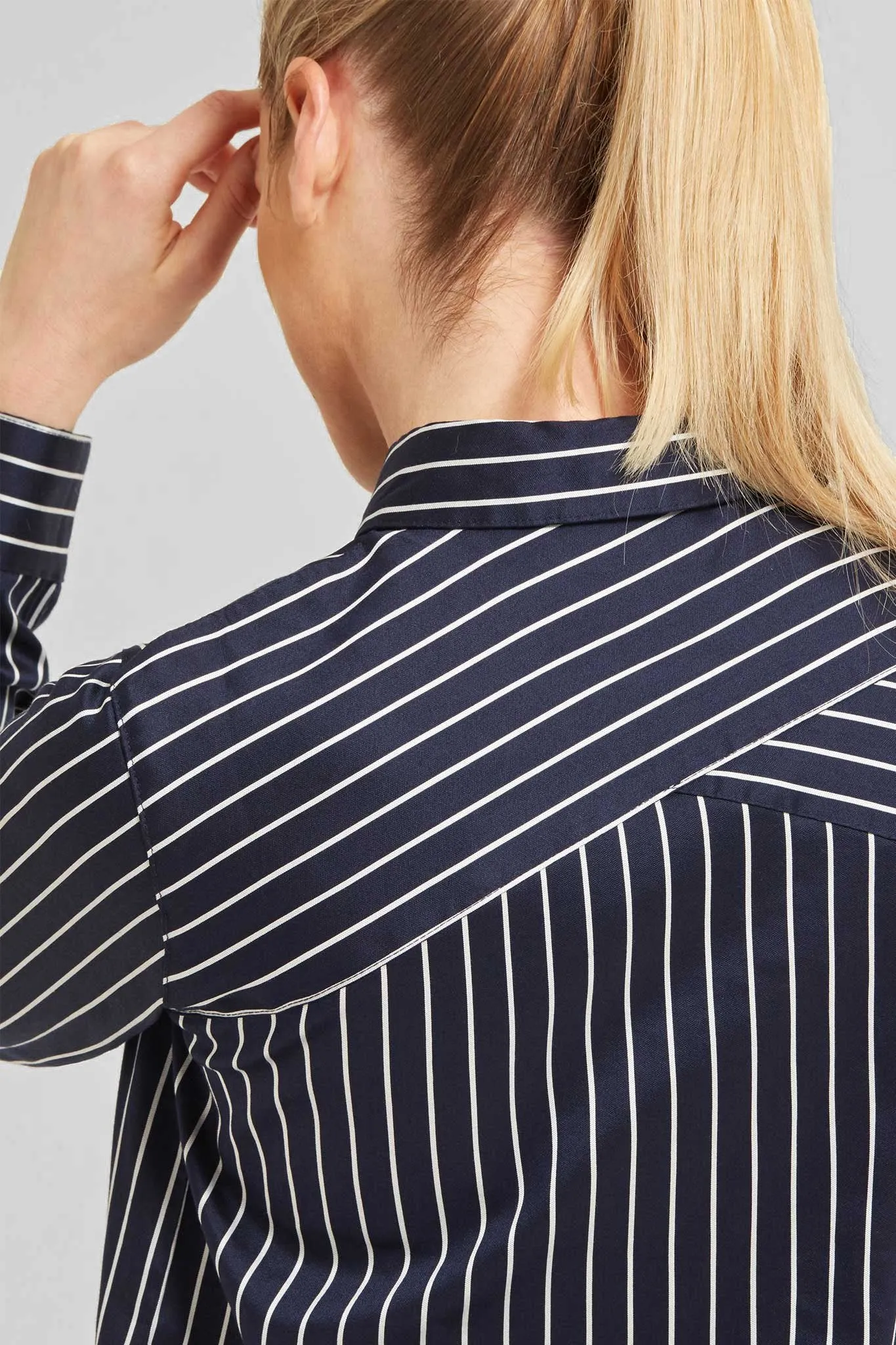 Striped Cotton-Silk Shirt