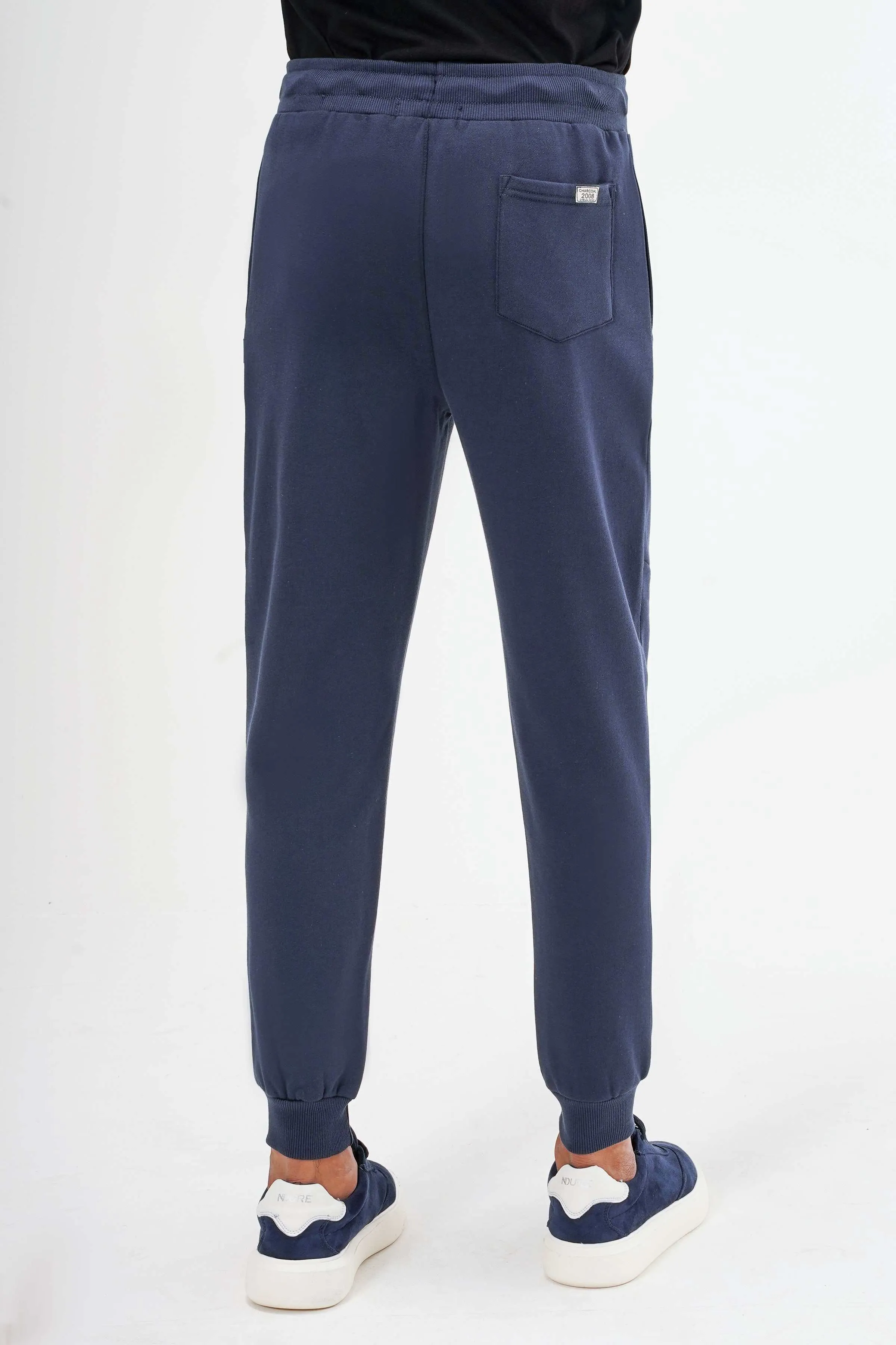 TERRY FLEECE JOGGER TROUSER NAVY