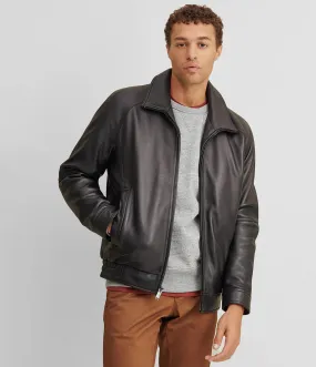 Thinsulate Lined Leather Bomber