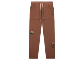 Travis Scott X Jordan Fleece Pants Archaeo Brown